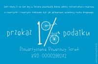 Przekaż 1% podatku na Stowarzyszenie Rowerowy Toruń